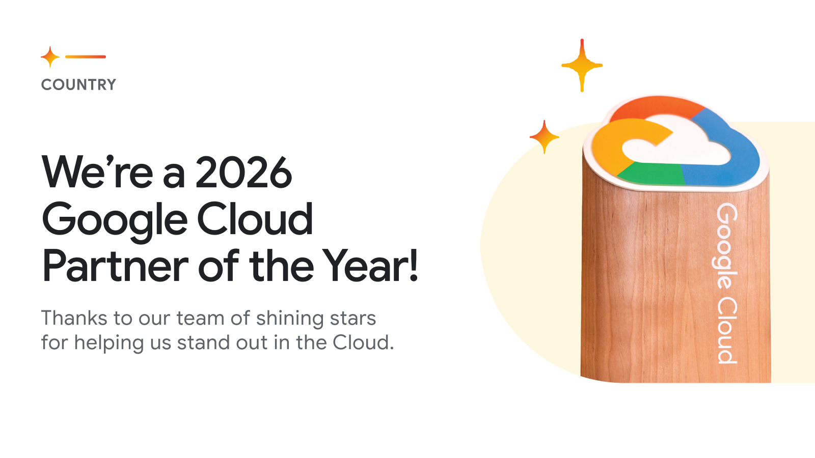 We're a 2026 Google Cloud Partner of the Year
