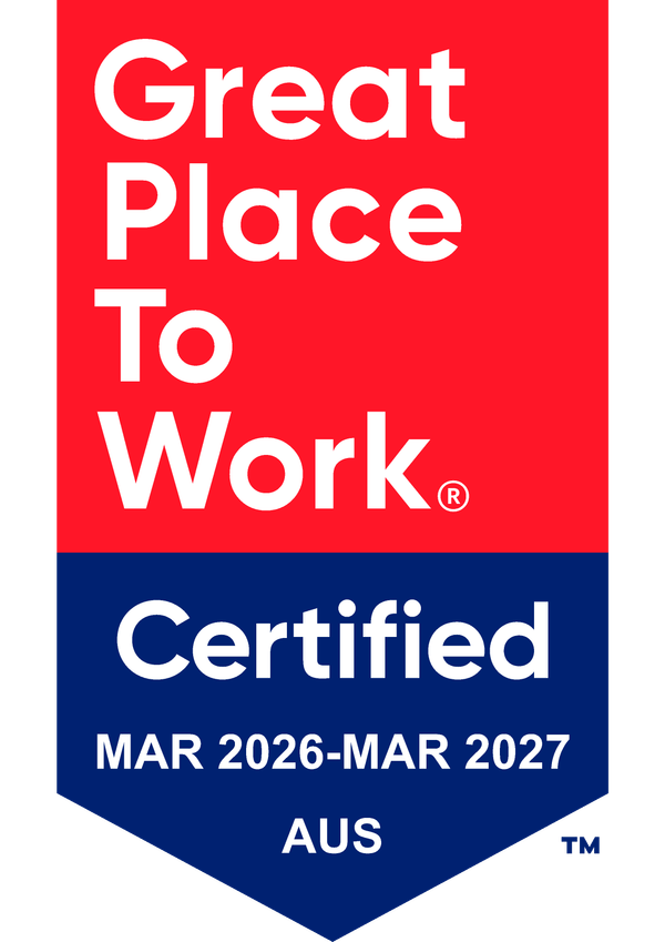 Great Place To Work Certified, Australia, March 2026 to March 2027